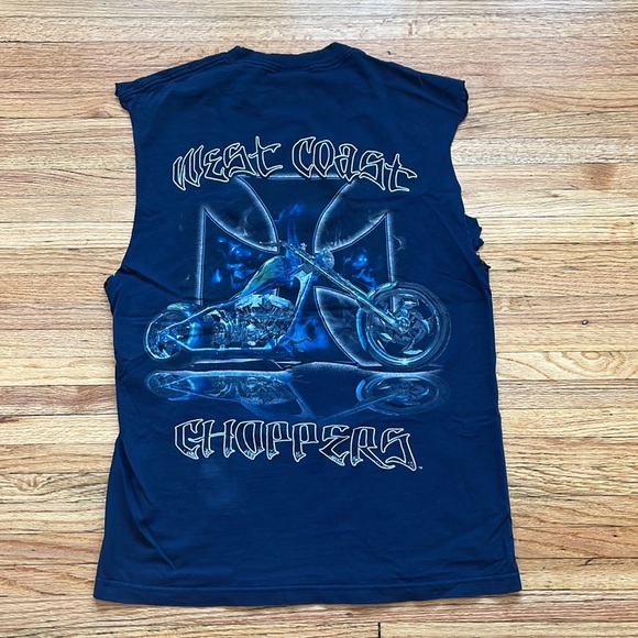Vintage Jesse Who West Coast Choppers / Shirt Made Tank / Distressed - Picture 5 of 9
